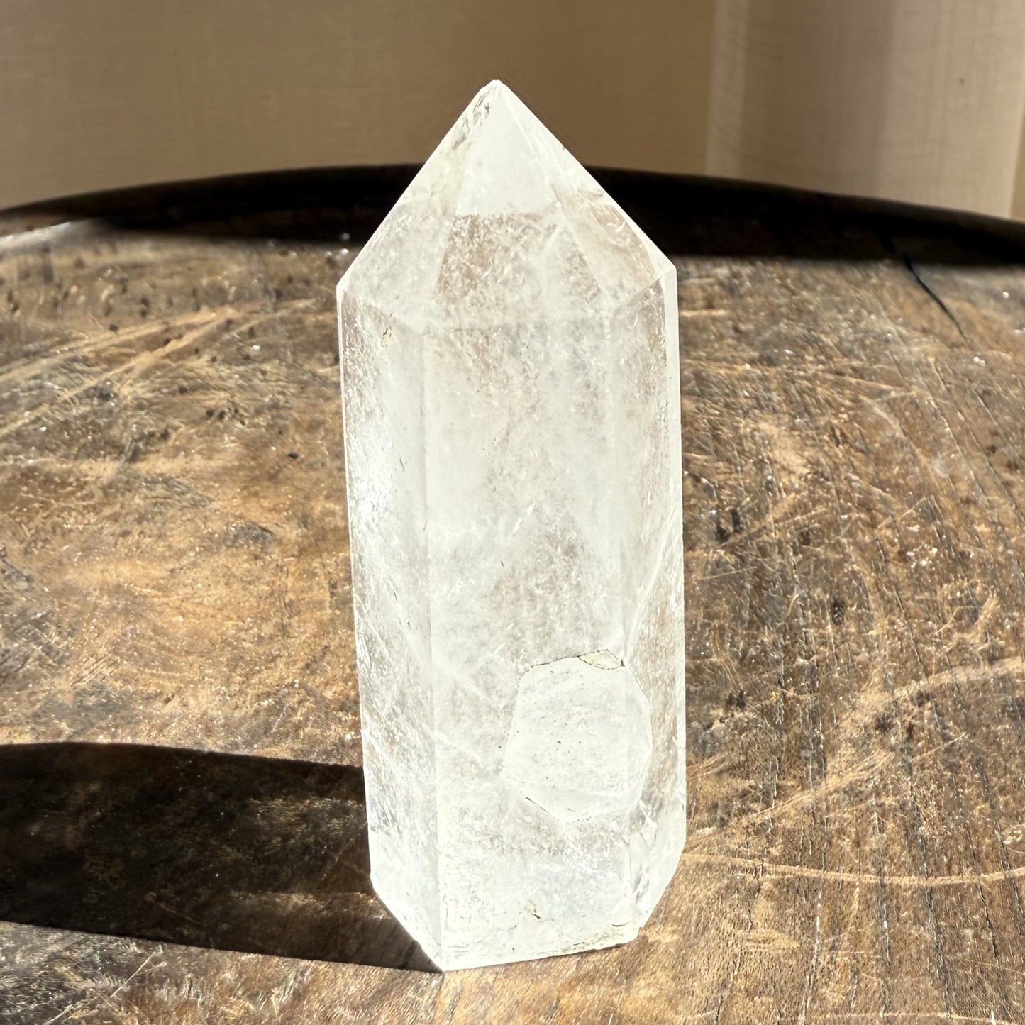 Clear Quartz Tower 1