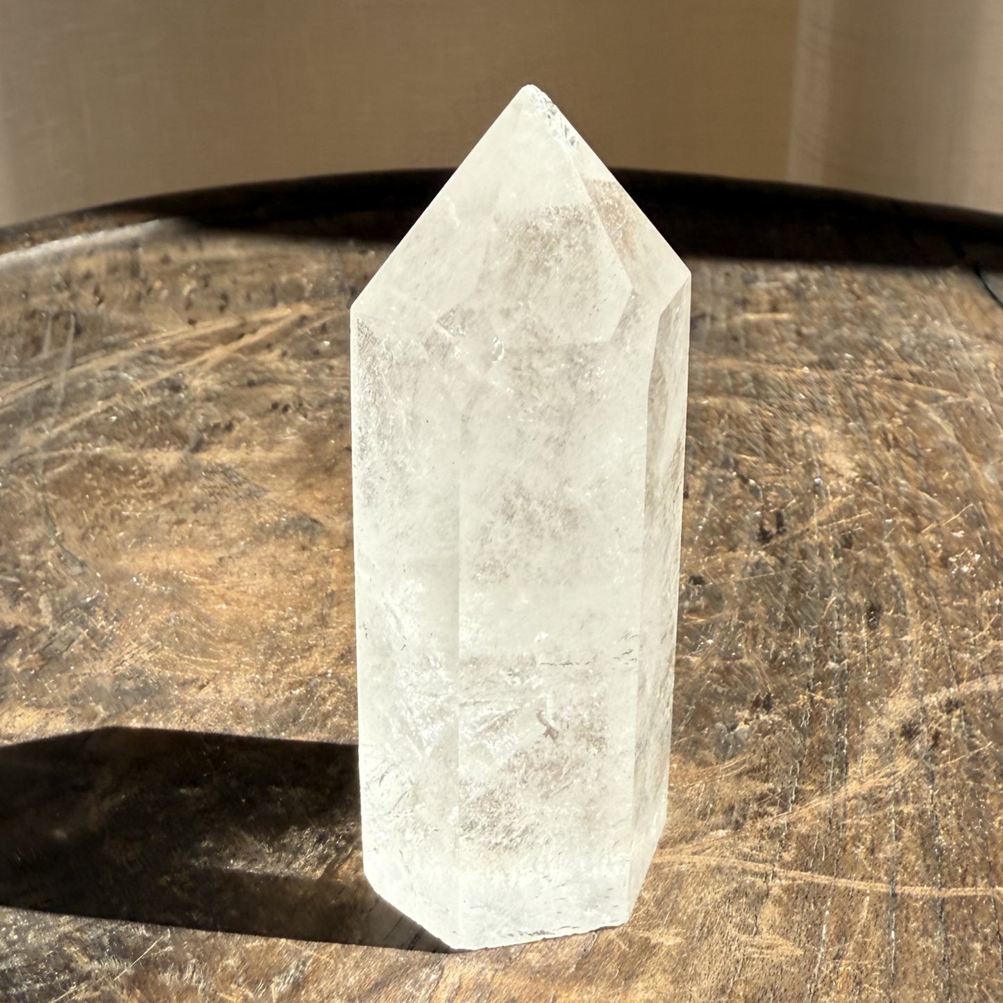 Clear Quartz Tower 1