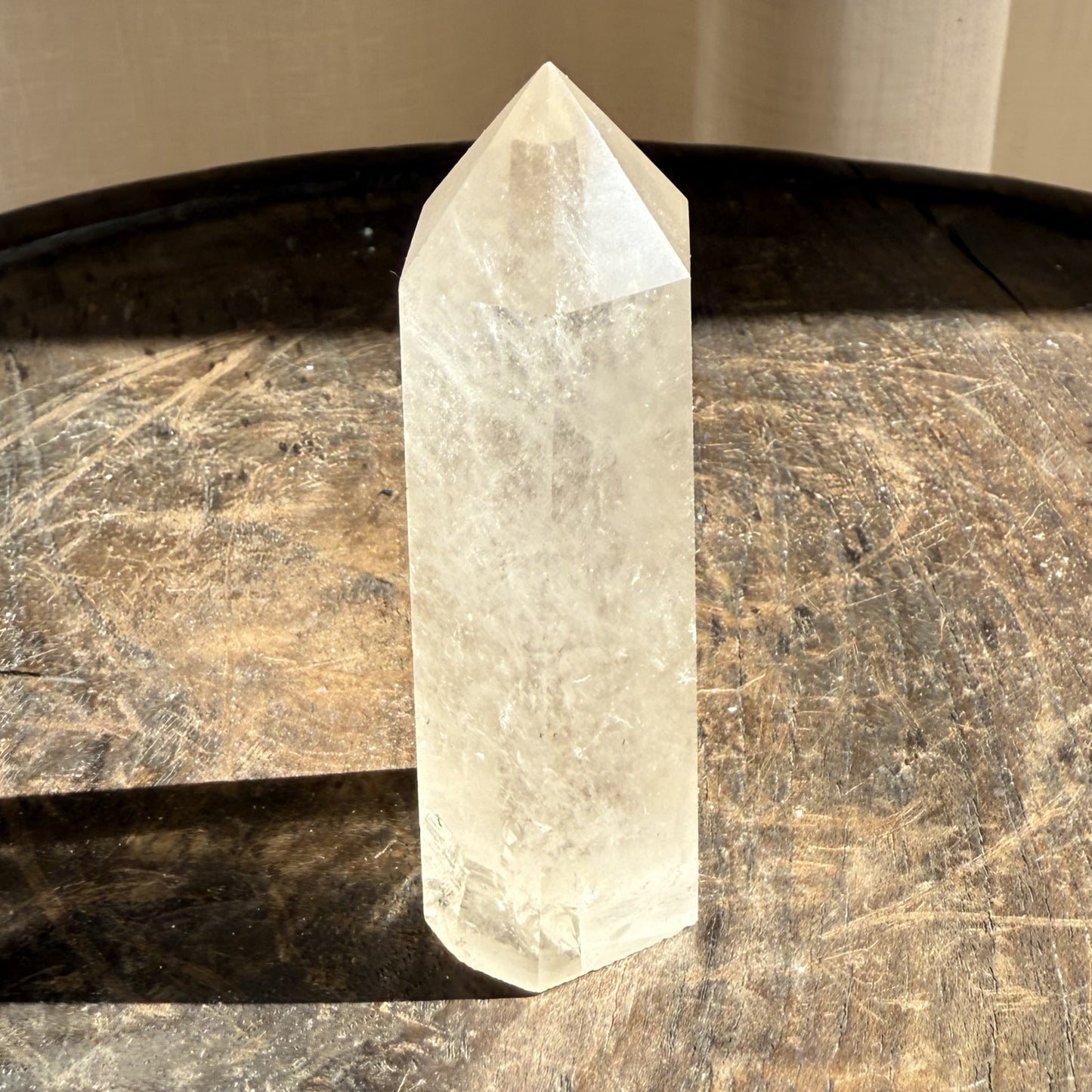 Clear Quartz Tower 3