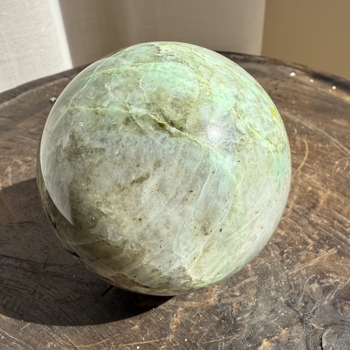 Garnierite - Green Moonstone Sphere