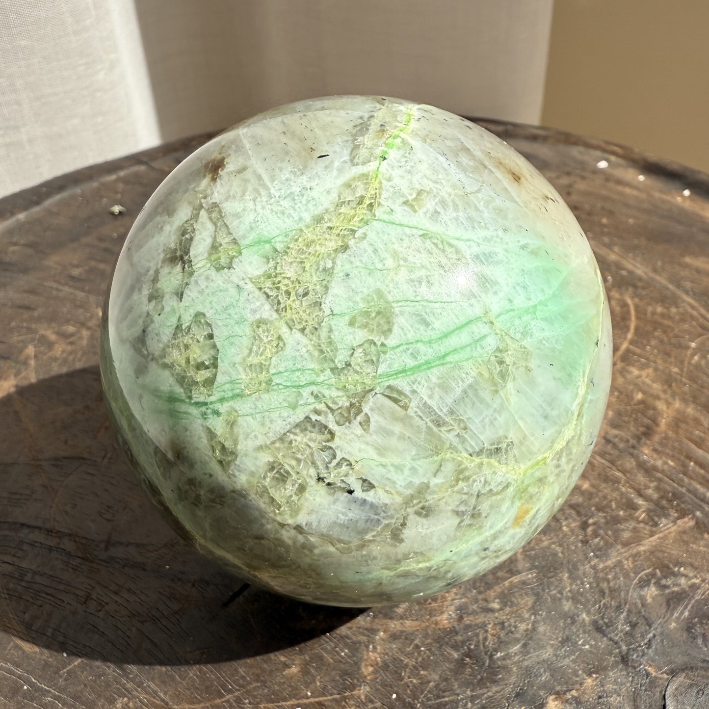 Garnierite - Green Moonstone Sphere