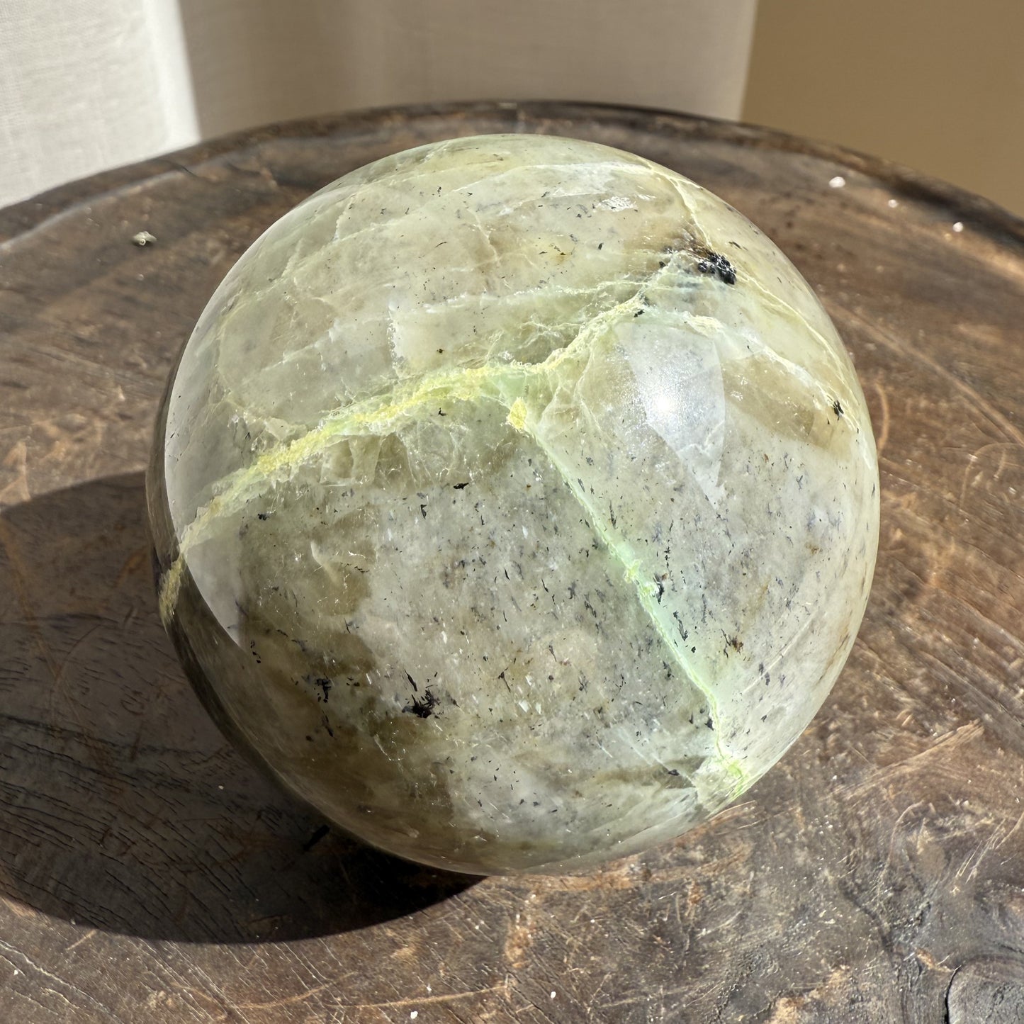 Garnierite - Green Moonstone Sphere