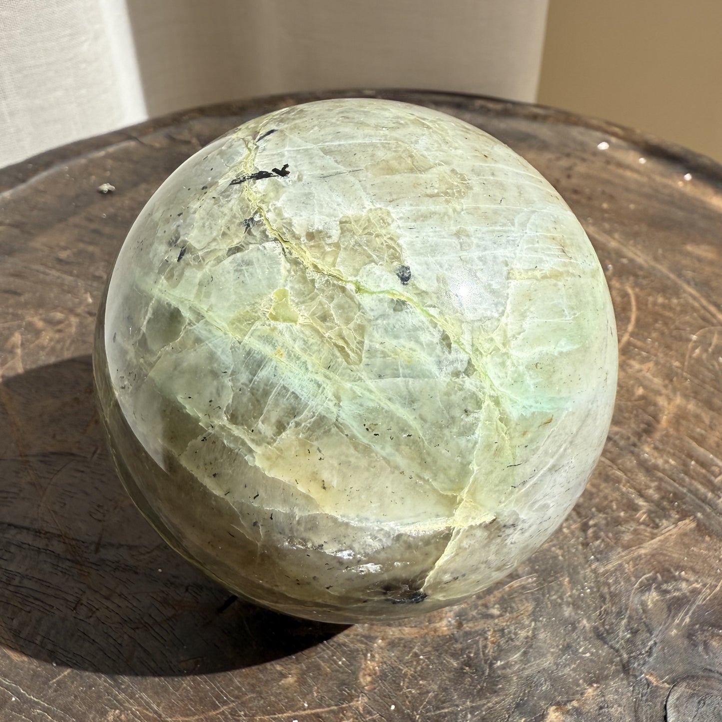 Garnierite - Green Moonstone Sphere