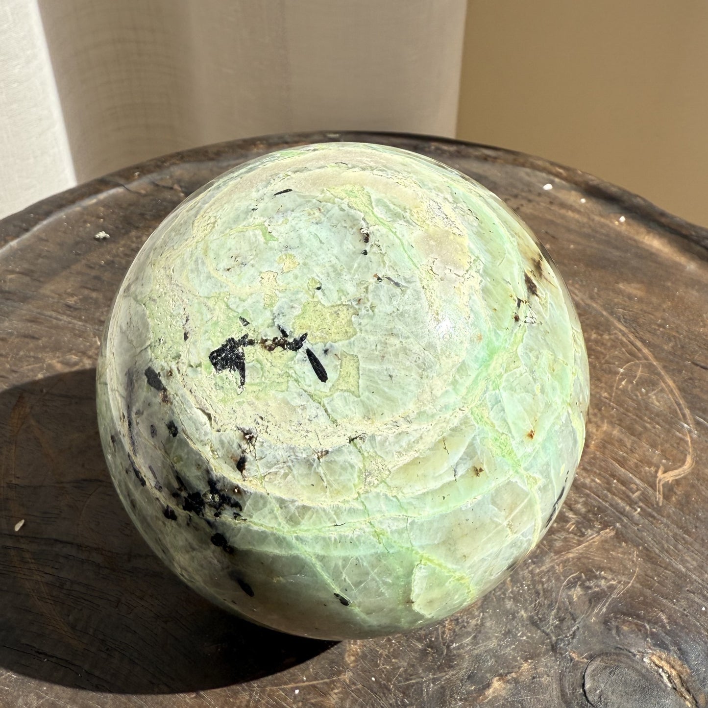 Garnierite - Green Moonstone Sphere