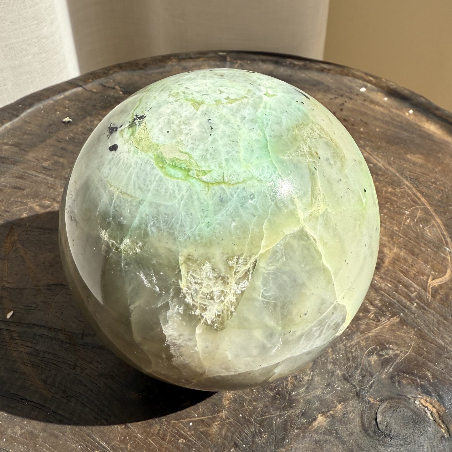 Garnierite - Green Moonstone Sphere