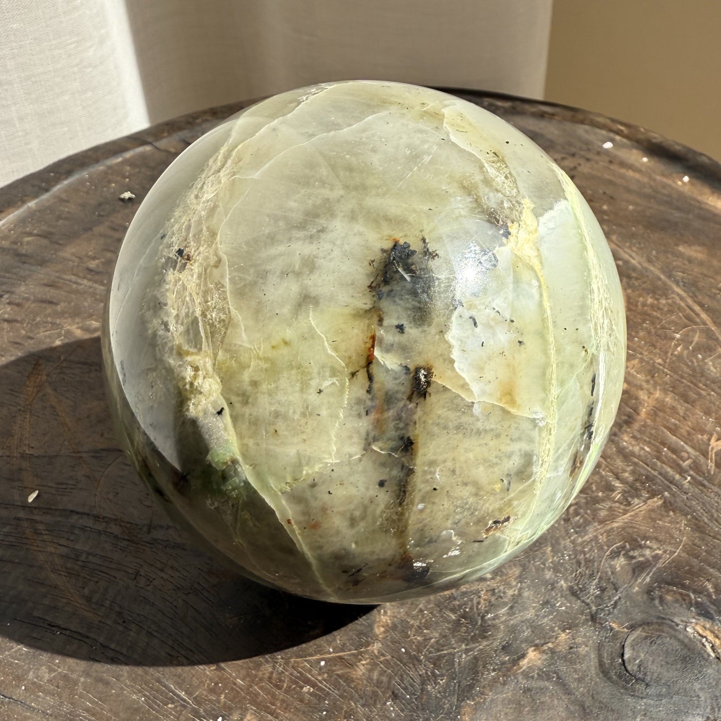 Garnierite - Green Moonstone Sphere