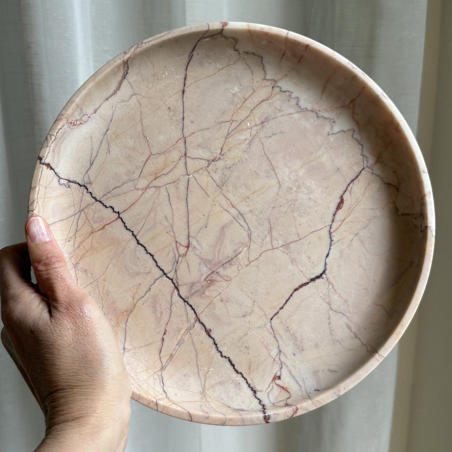 Rose Marble Tray - Round 4