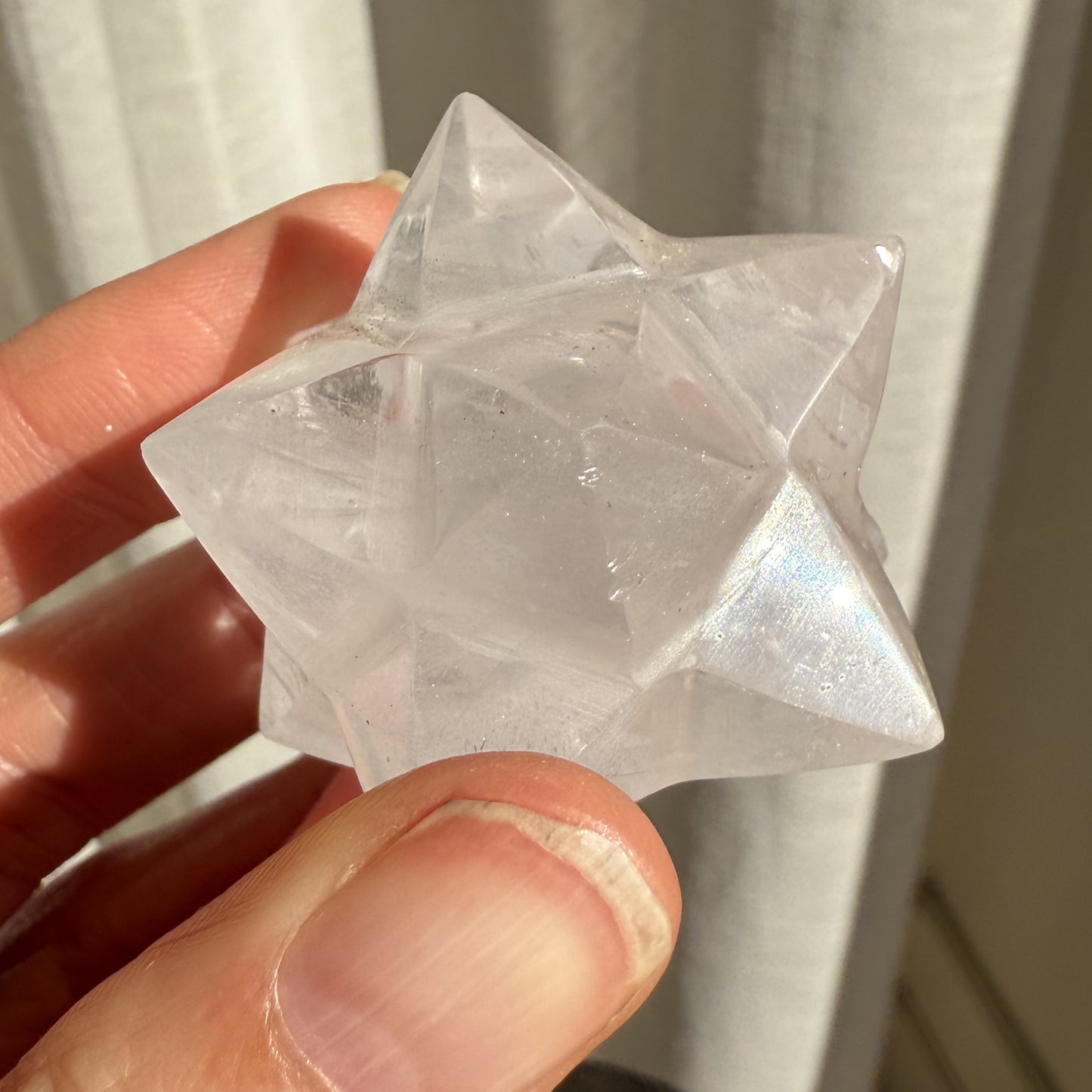 Clear Quartz Star