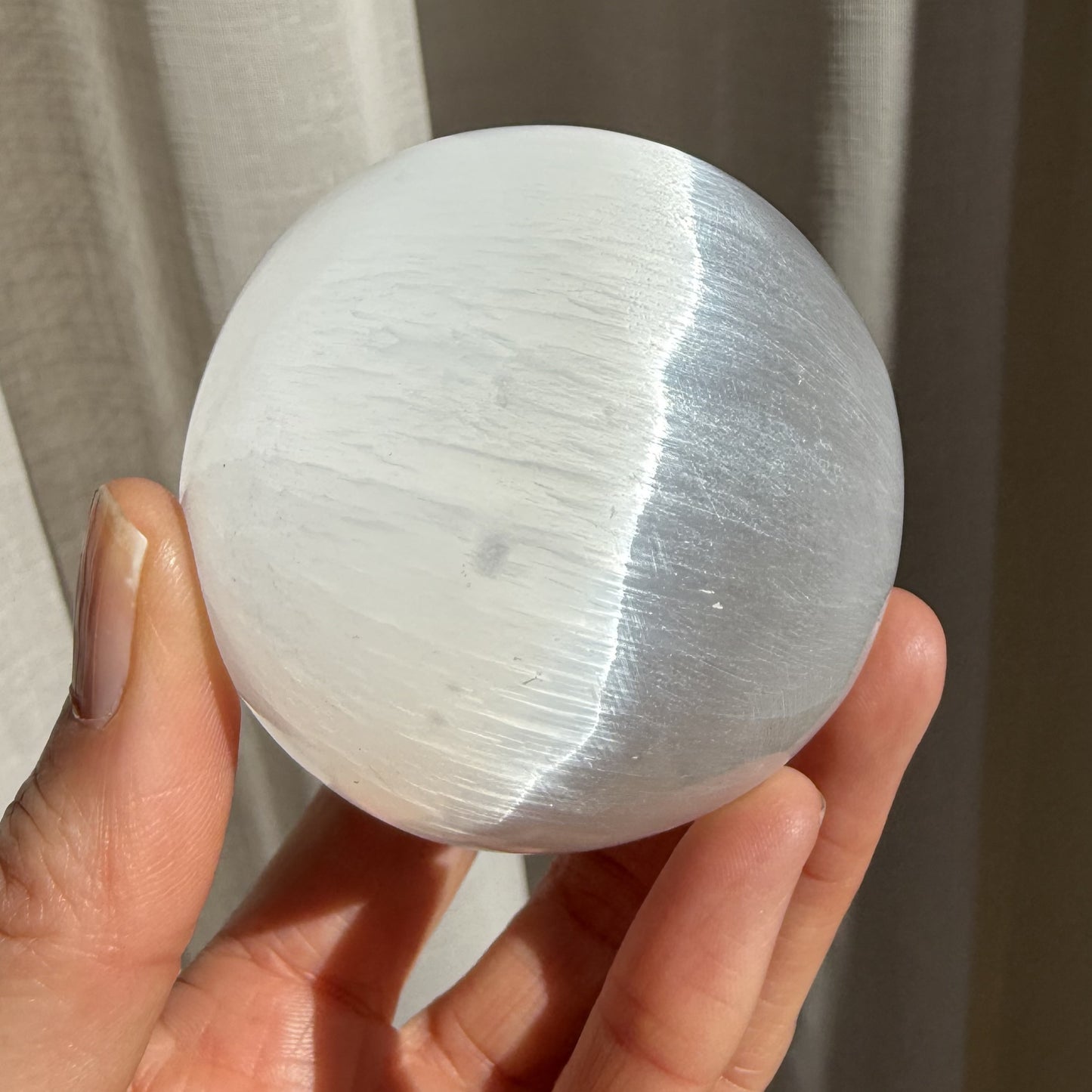 Selenite Sphere 2