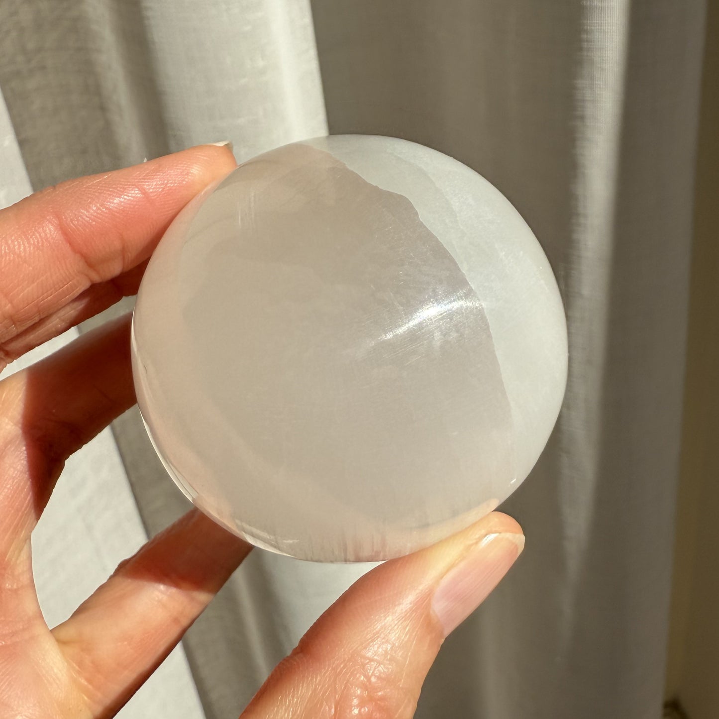 Selenite Sphere 4