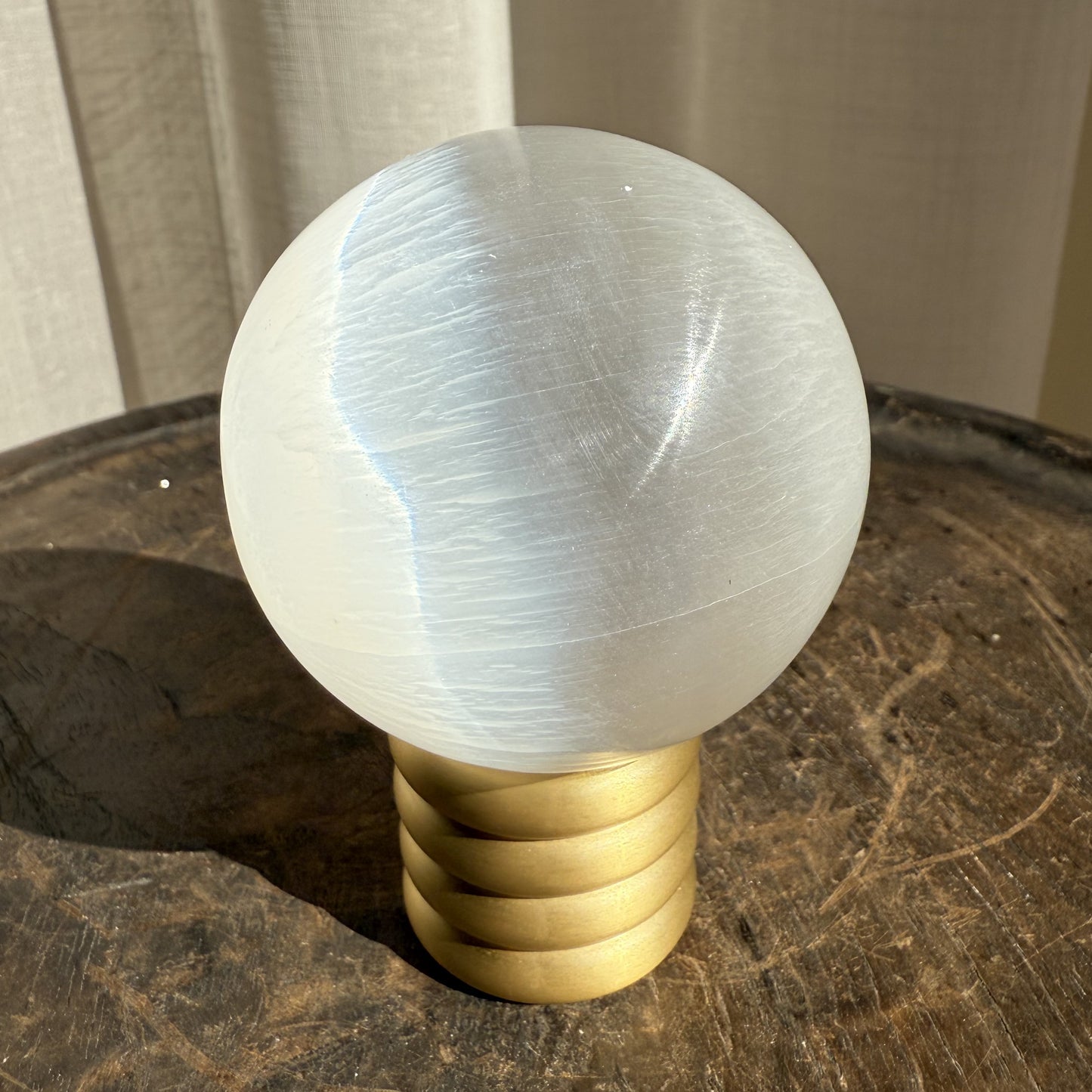 Selenite Sphere 5