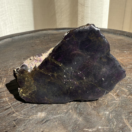 Purpurite Polished Slice  004