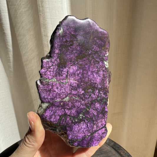 Purpurite Polished Slice  005