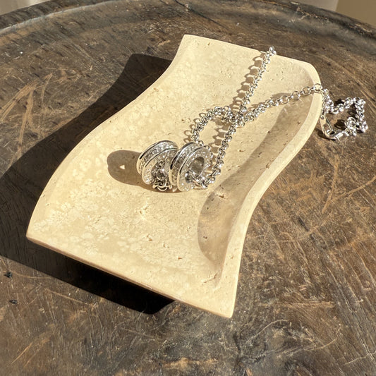Travertine Wave Tray