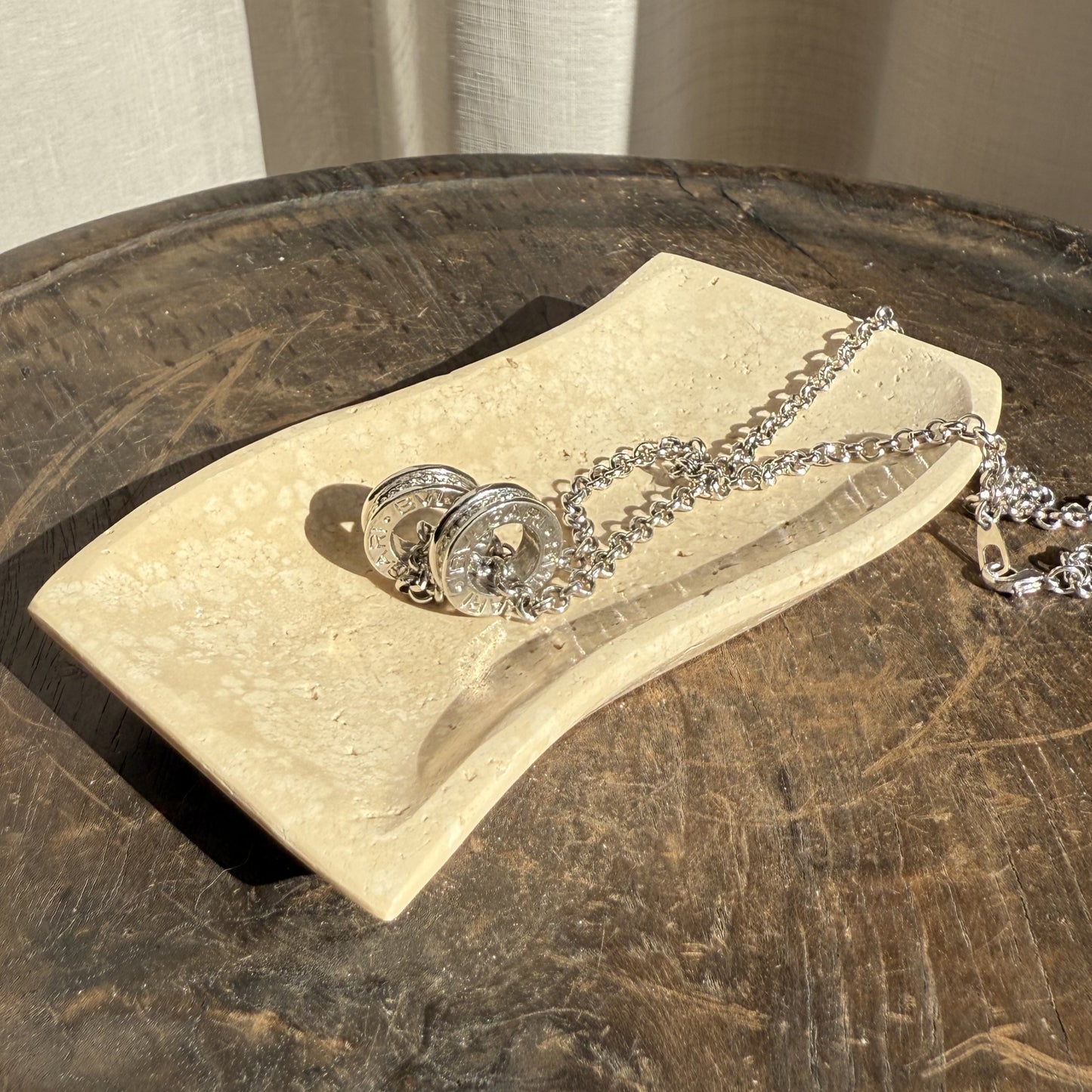 Travertine Wave Tray