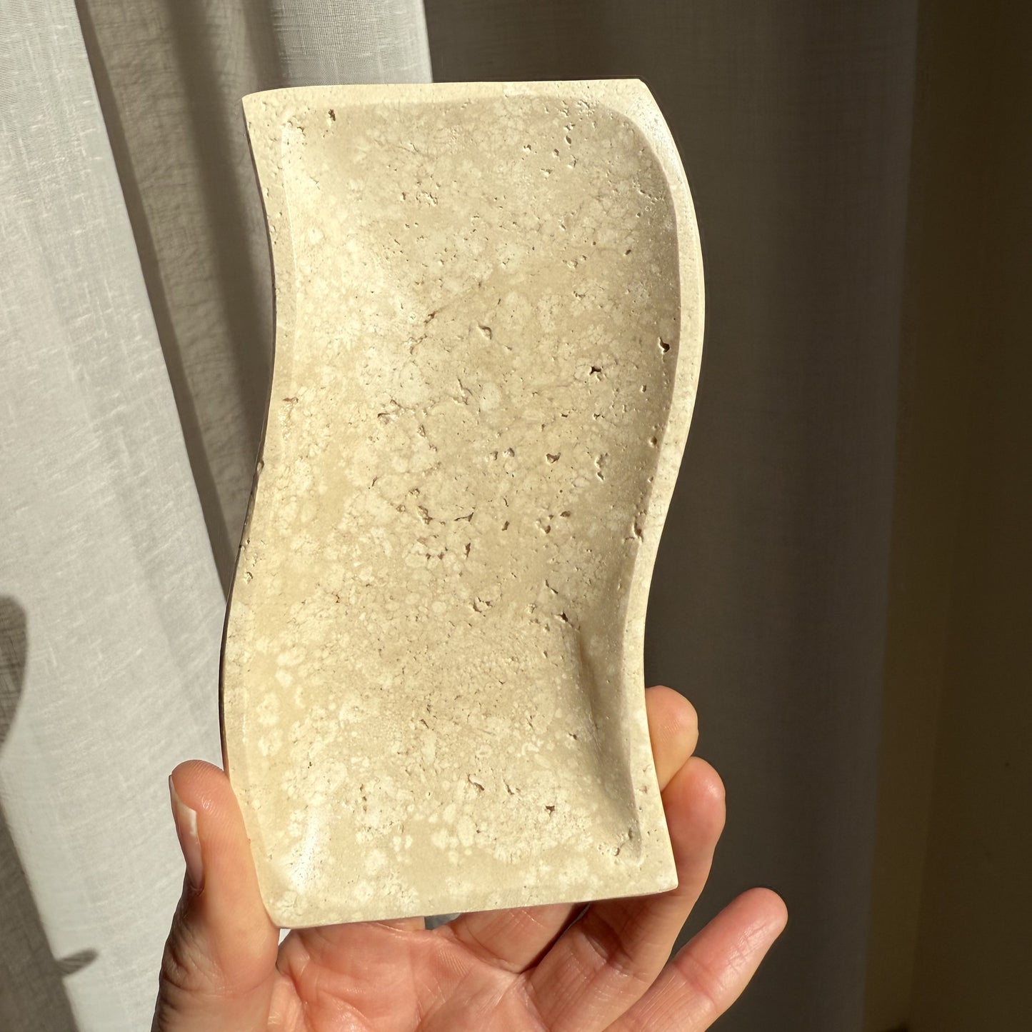 Travertine Wave Tray