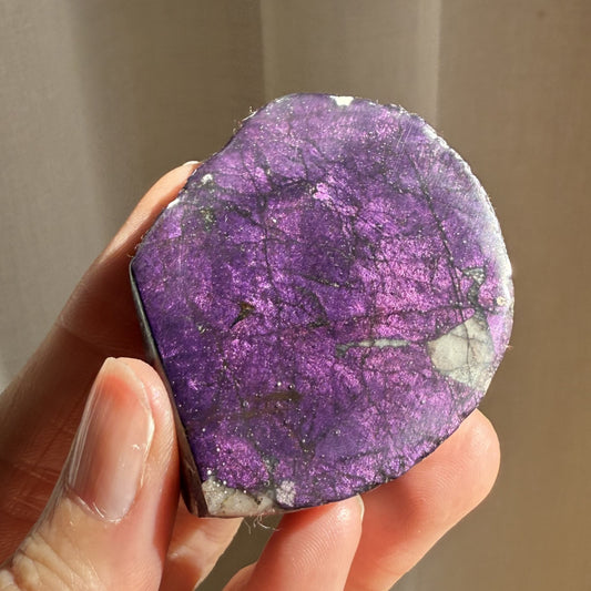 Purpurite Polished Slice  - Small 002