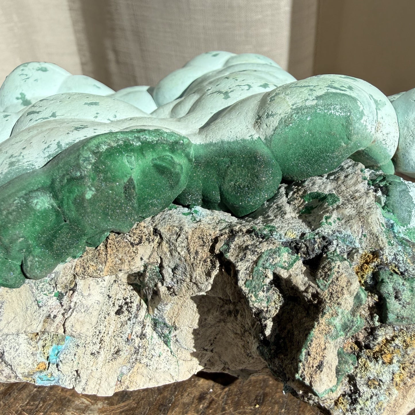 Botryoidal Malachite Chrysocolla