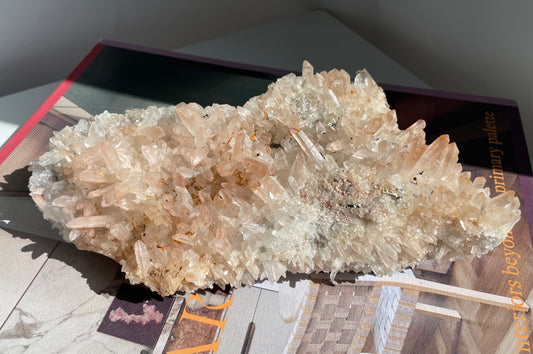 Tangerine Quartz Cluster