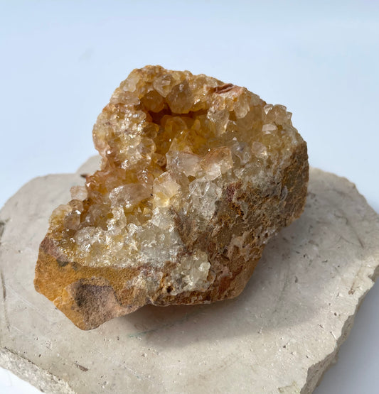 Limonite Quartz Cluster 001