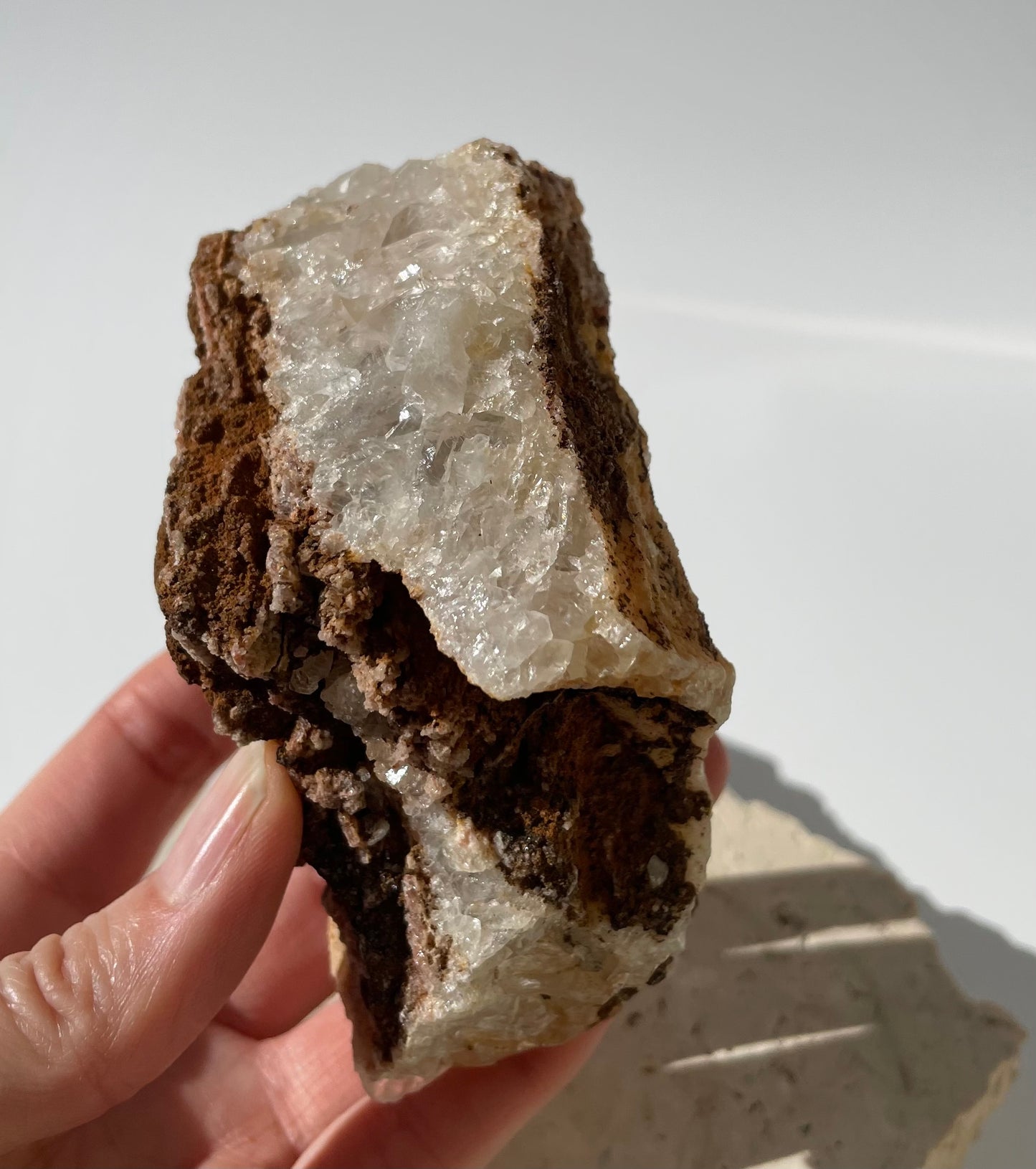 Limonite Quartz Cluster 006