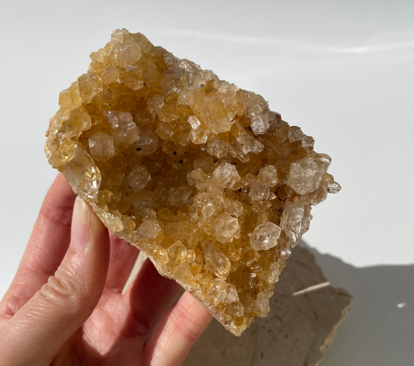 Limonite Quartz Cluster 003