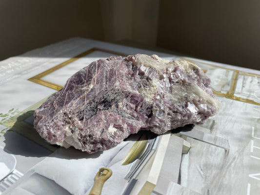 Lepidolite Specimen with Mica 001