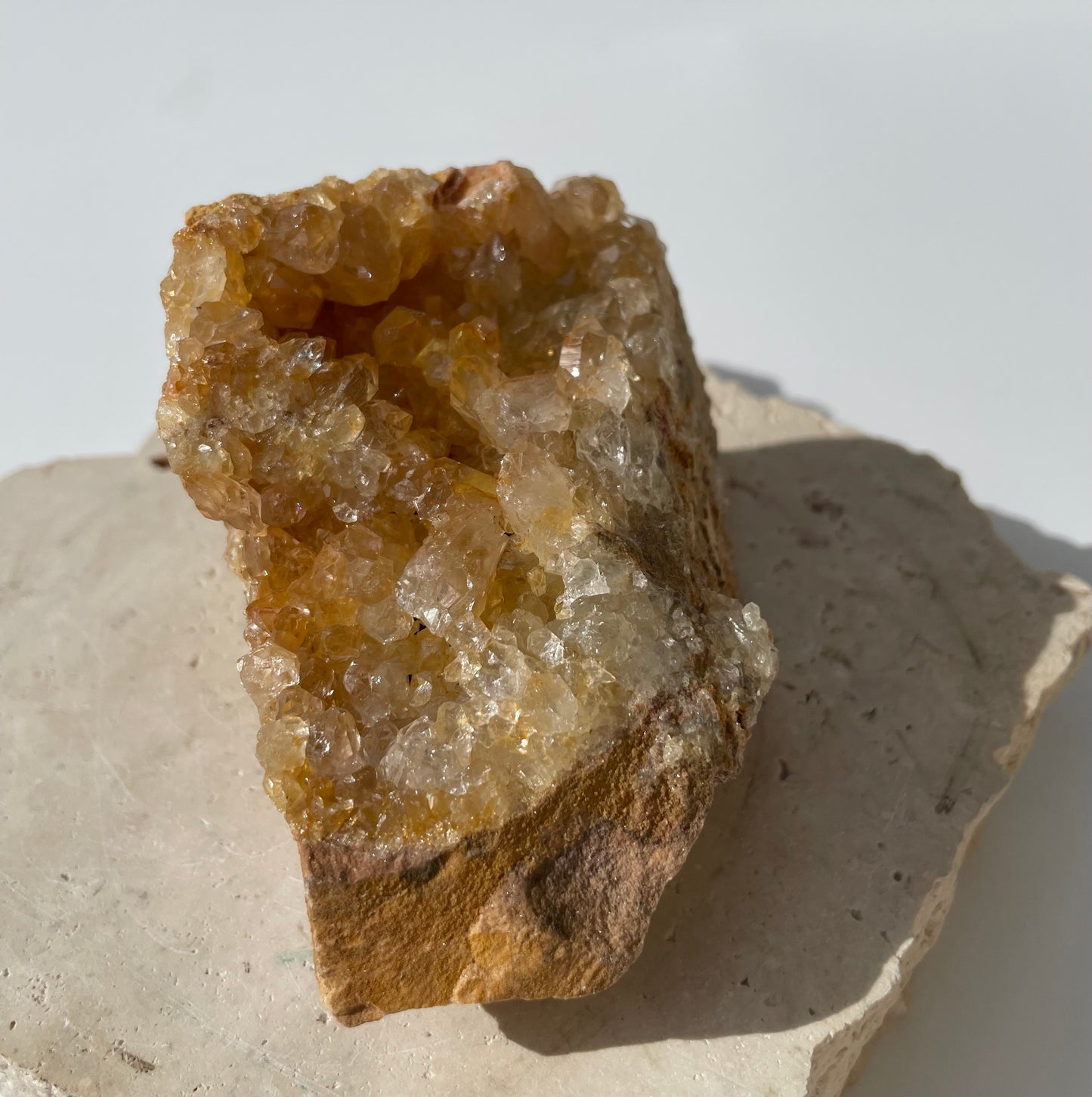 Limonite Quartz Cluster 001