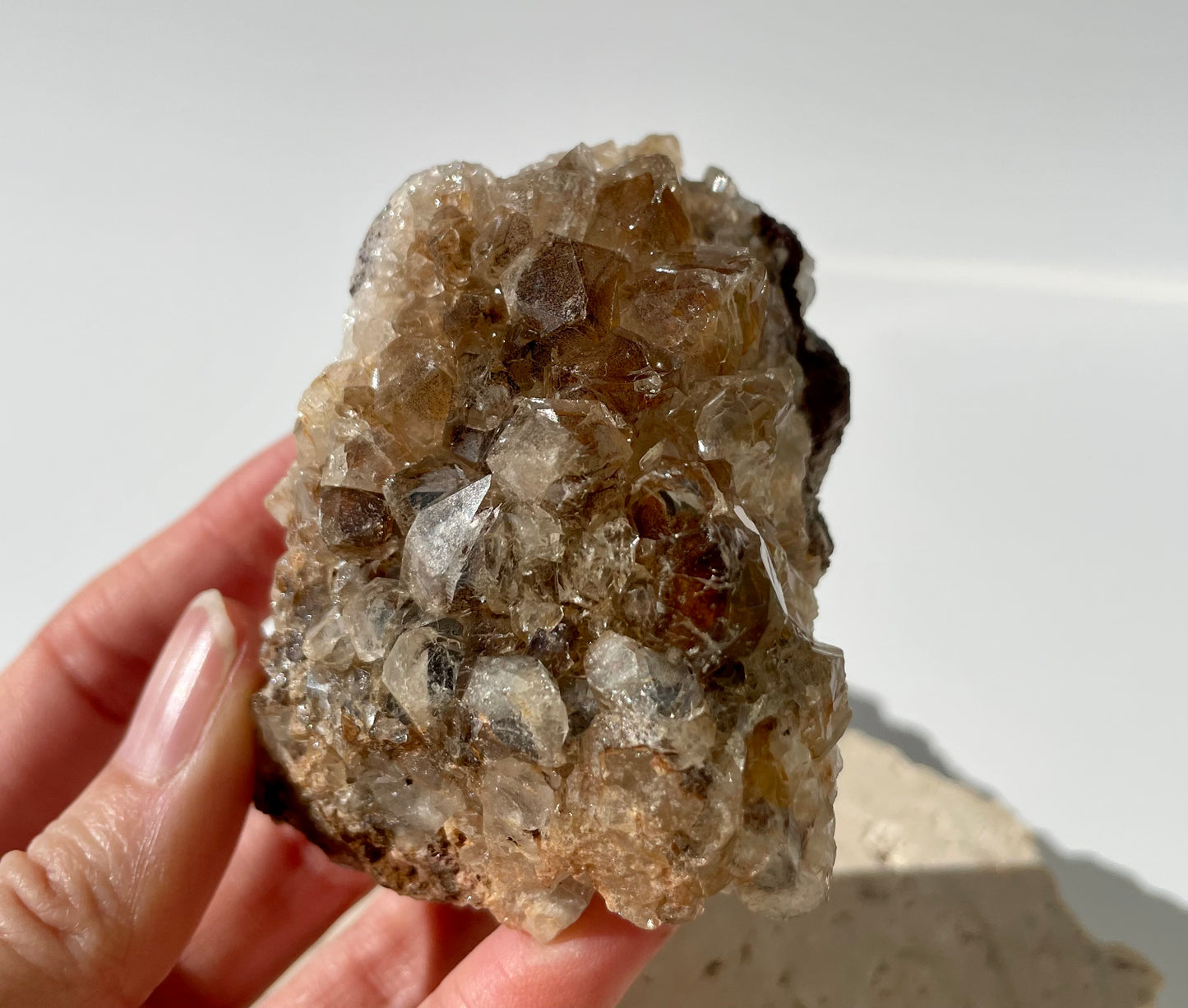 Limonite Quartz Cluster 005