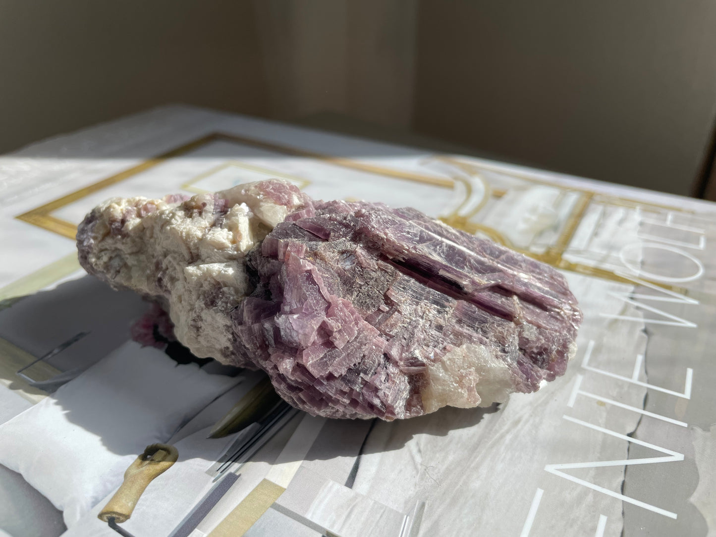 Lepidolite Specimen with Mica 001