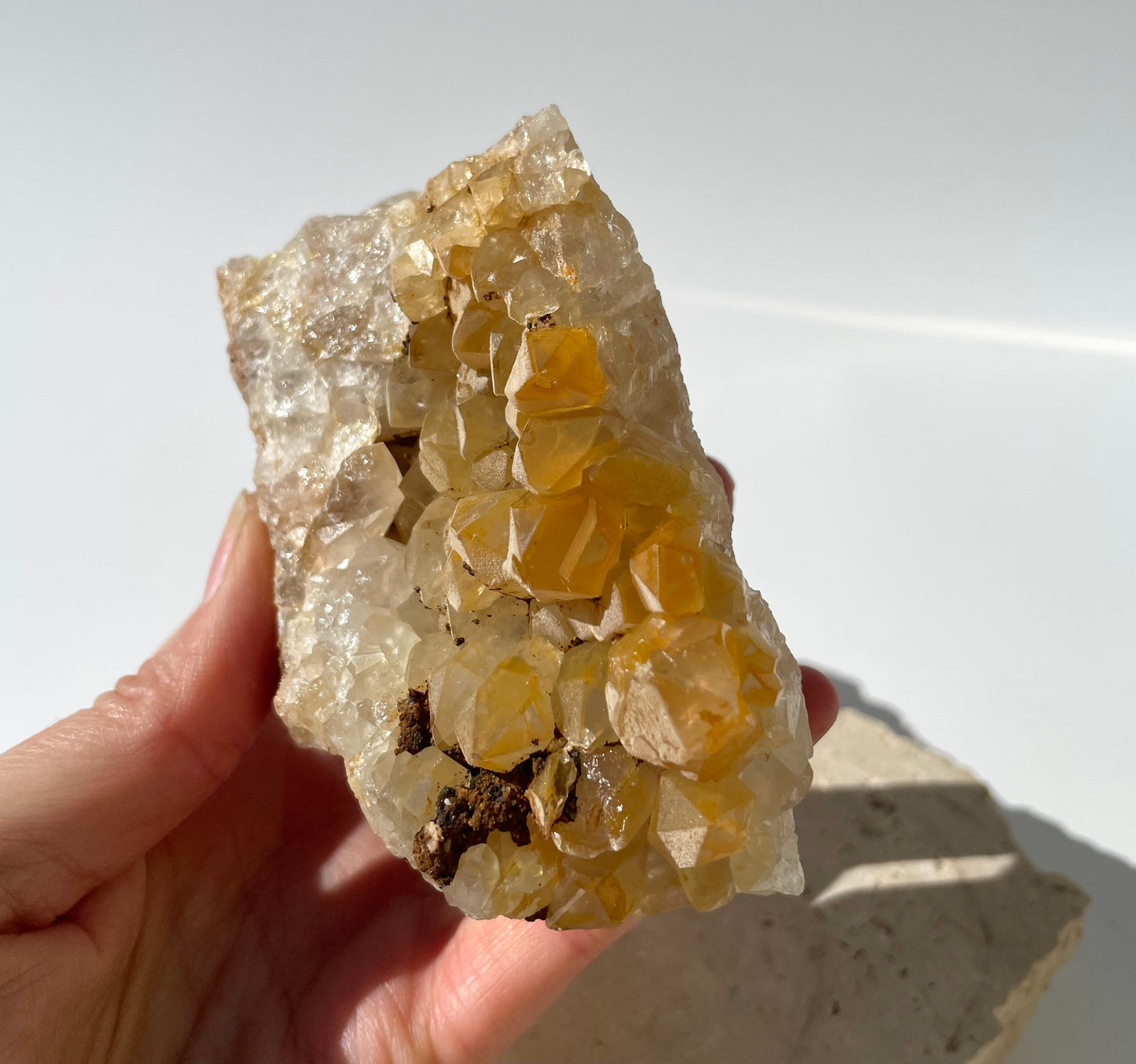 Limonite Quartz Cluster 006