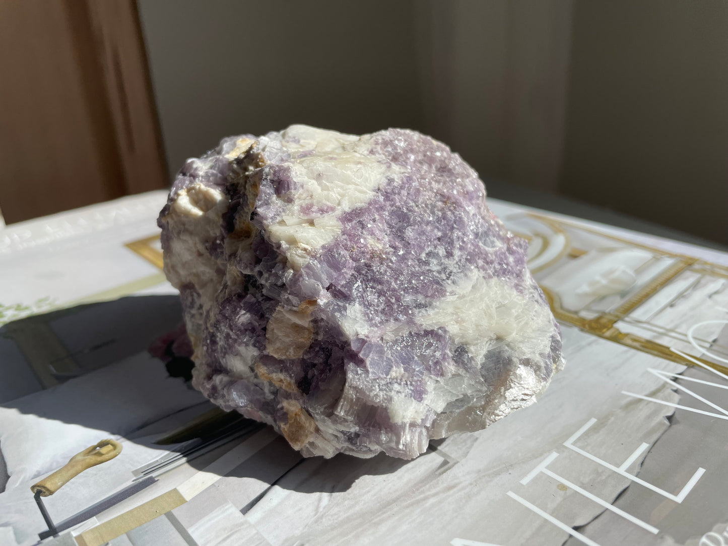 Lepidolite Specimen with Mica 003