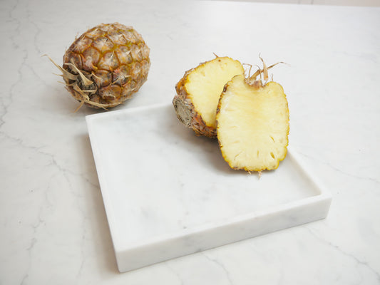 Carrara Marble Square Tray