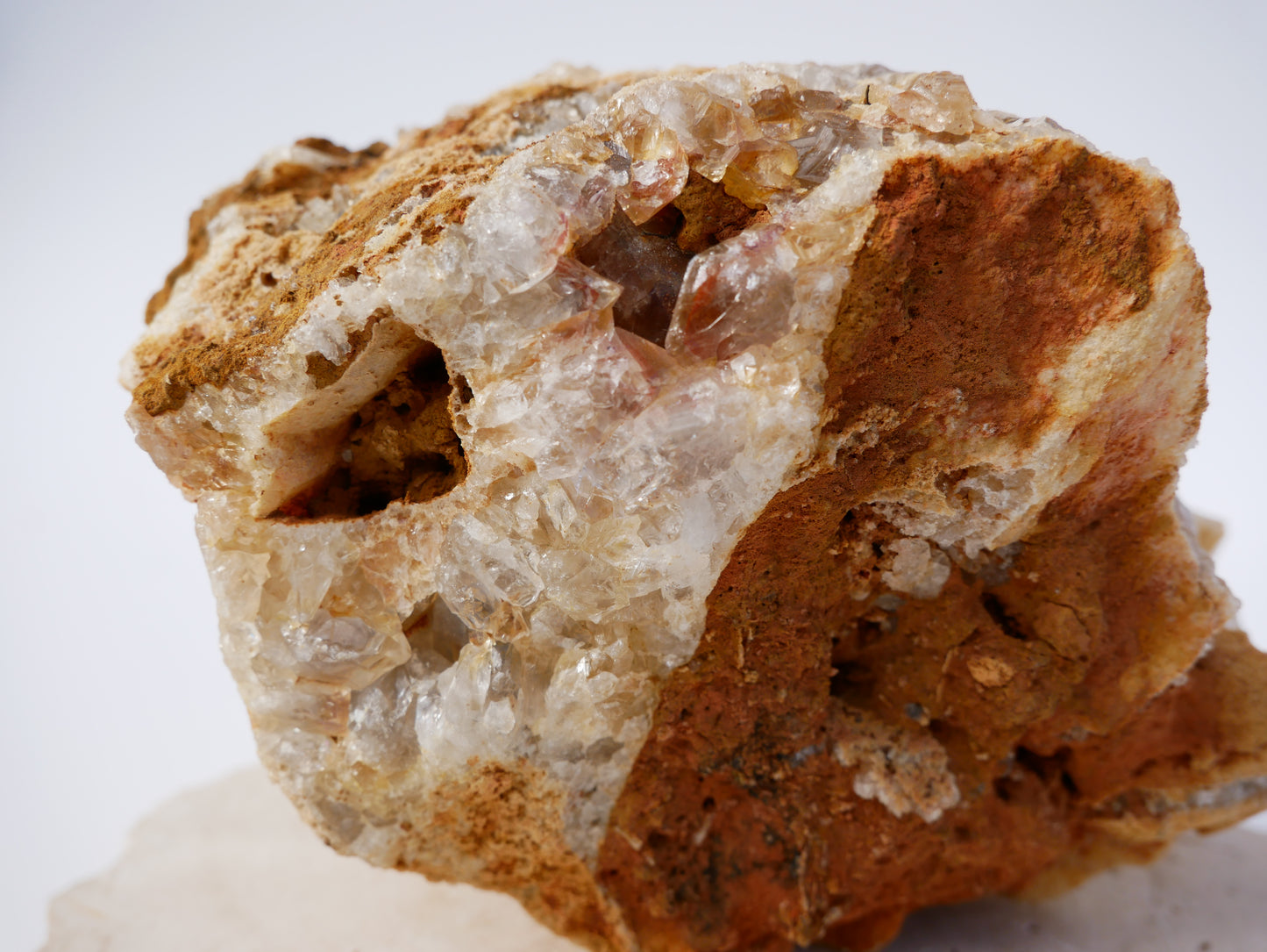 Limonite Quartz Cluster