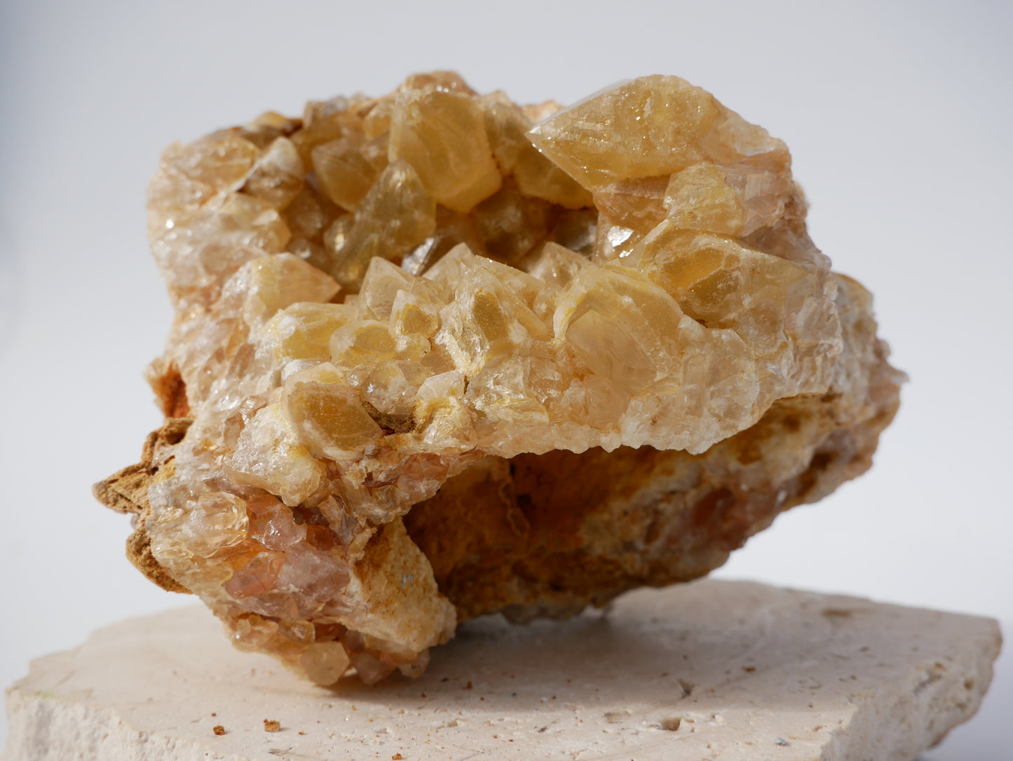 Limonite Quartz Cluster