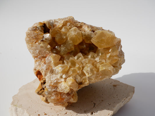 Limonite Quartz Cluster