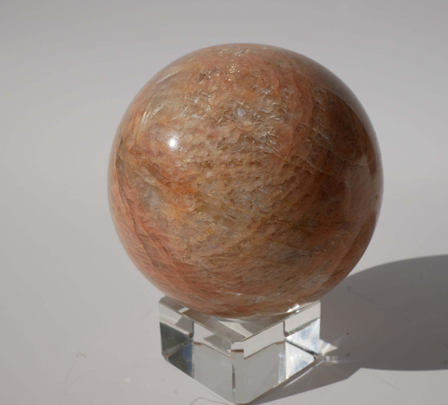 Peach Moonstone Sphere 002