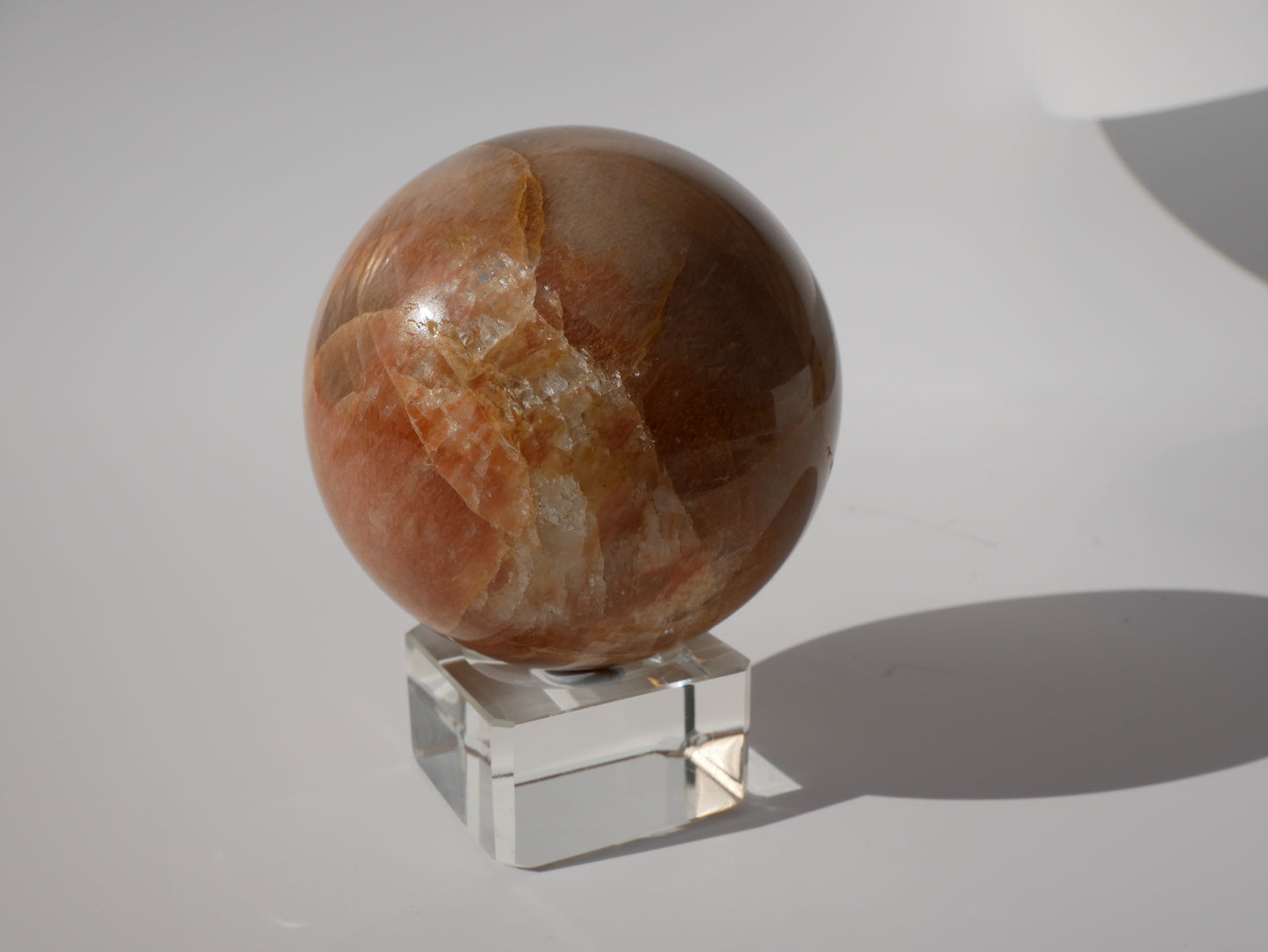 Peach Moonstone Sphere 001