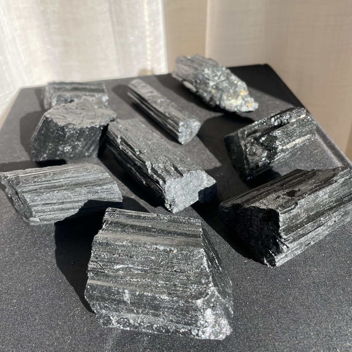 Black Tourmaline Raw Medium - Intuitively Chosen