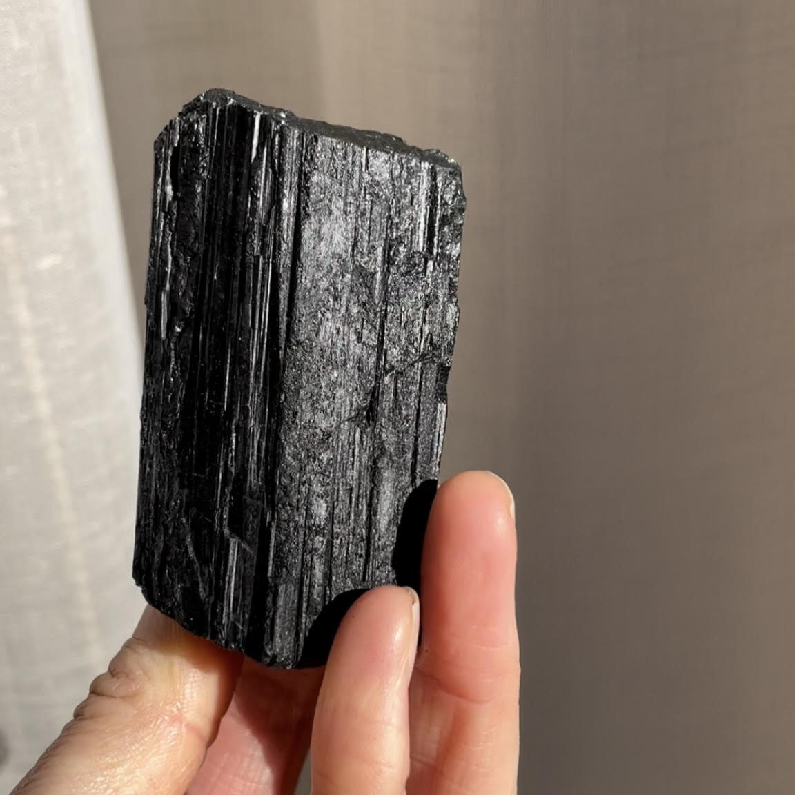 Black Tourmaline Raw Medium - Intuitively Chosen