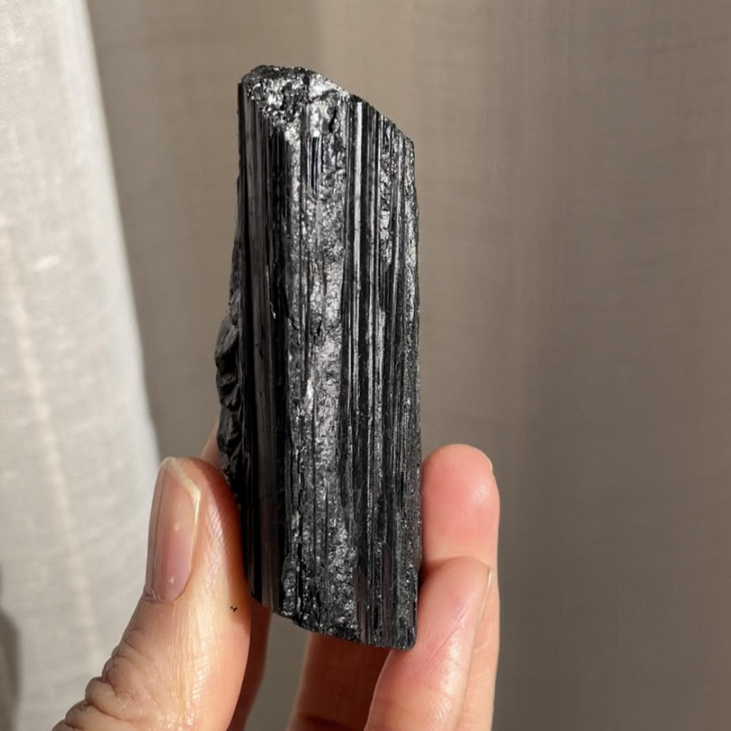 Black Tourmaline Raw Medium - Intuitively Chosen