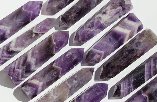 Chevron Amethyst - Towers Intuitively Chosen