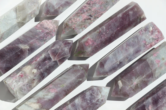 Plum Tourmaline Towers - Intuitively Chosen