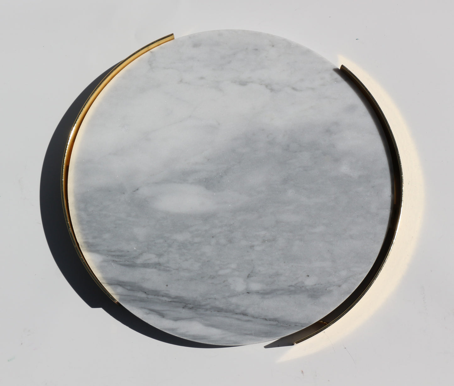 Marble & Gold Trim Tray