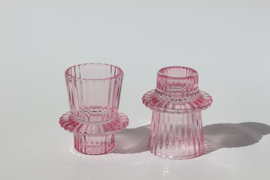 Lilly Glass Candle Holder - Medium