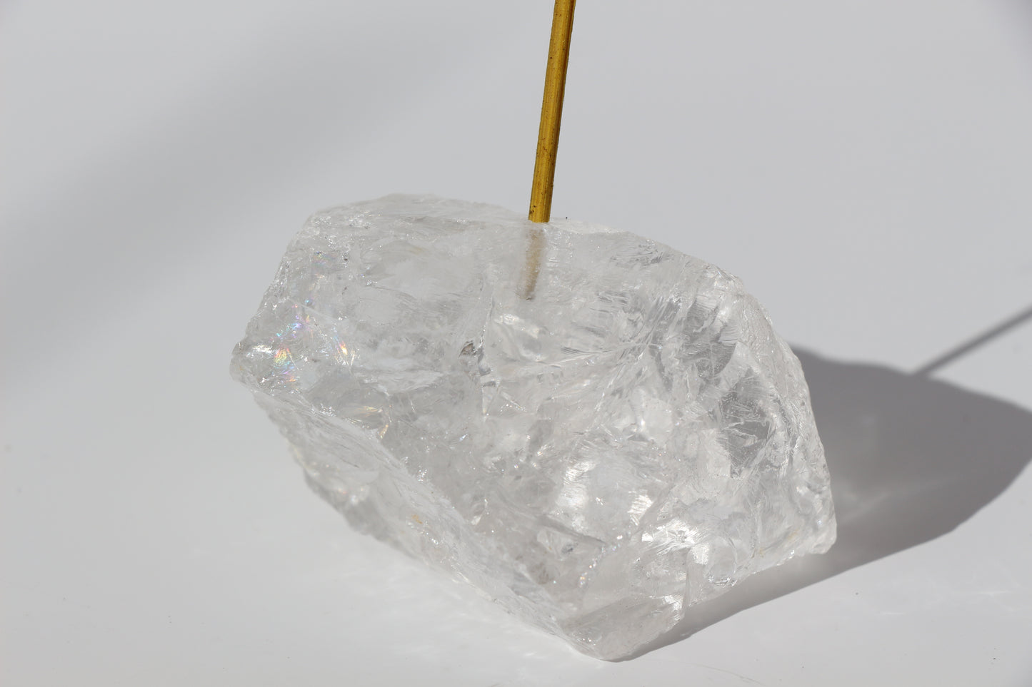 Clear Quartz Crystal Incense holder - Intuitively Chosen