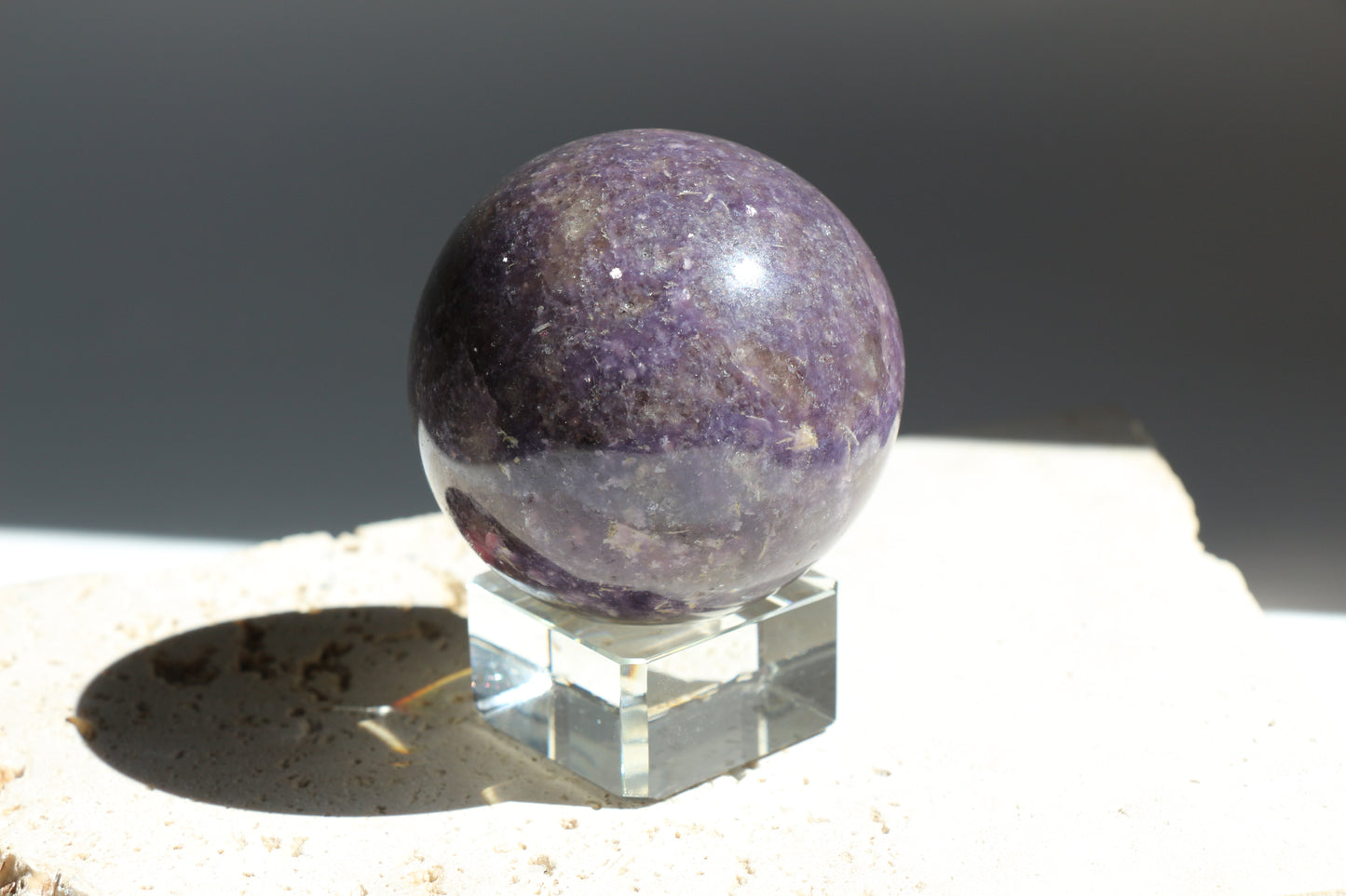 Lepidolite Sphere 002