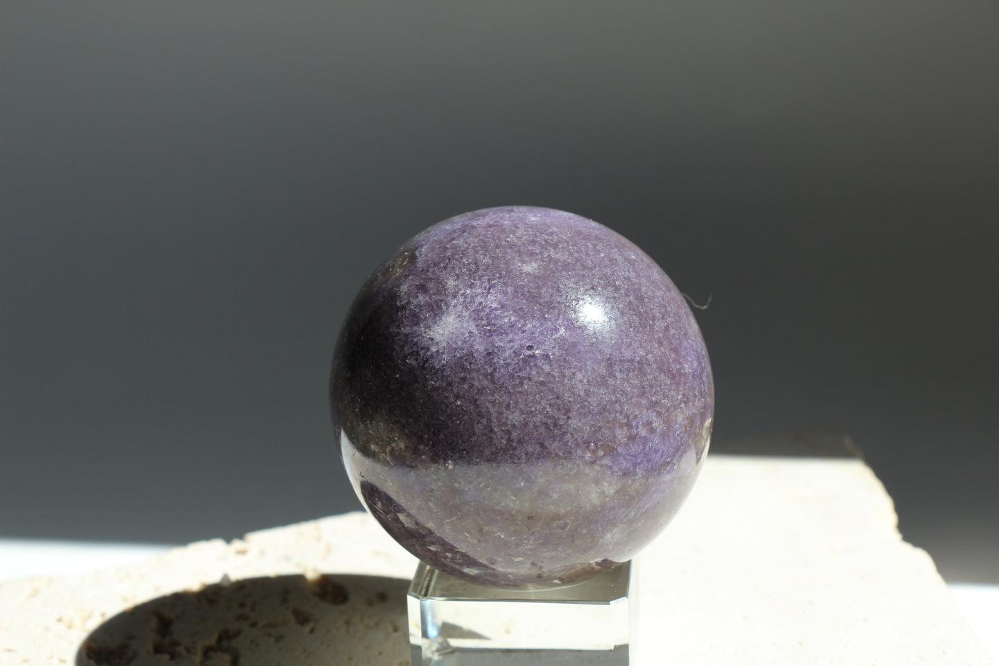 Lepidolite Sphere 004