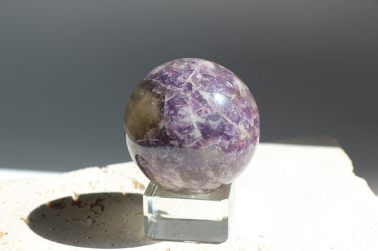 Lepidolite Sphere 003