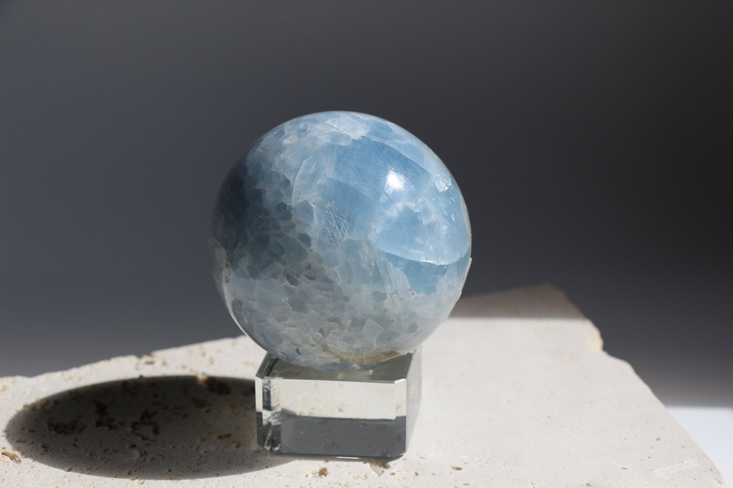 Blue Calcite Sphere 001